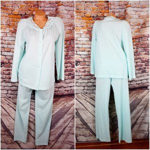 Shadowline 34 Medium Blue Pajama Set Plazzo Pants